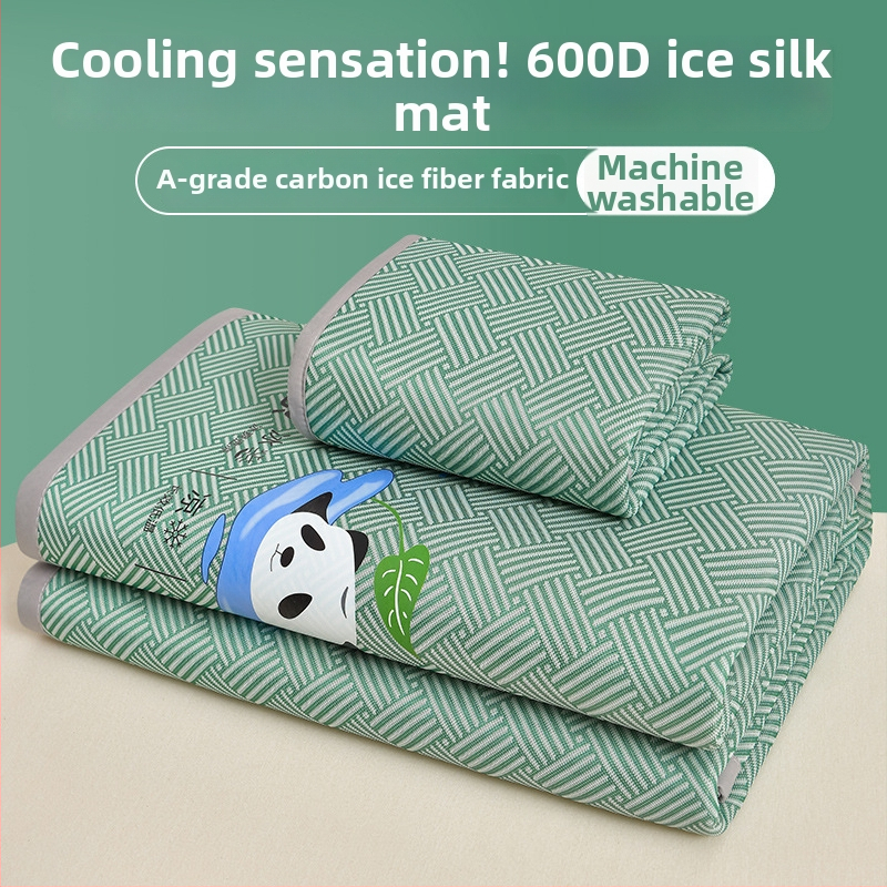 Kolm-osaline jääsilk jahutusmatt suveks – kokkupandav, masinpestav, trükimustraga