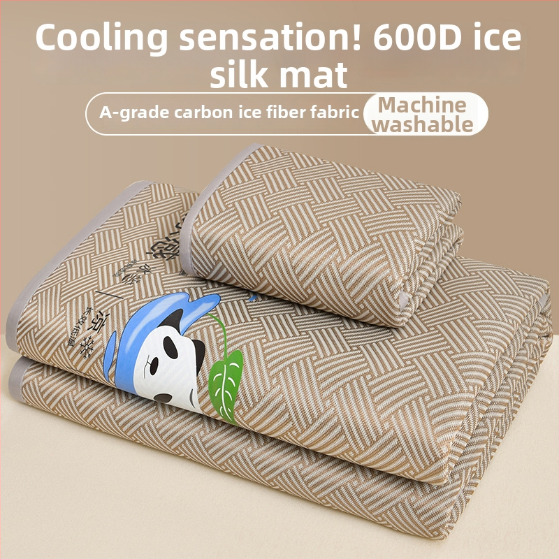 Kolm-osaline jääsilk jahutusmatt suveks – kokkupandav, masinpestav, trükimustraga