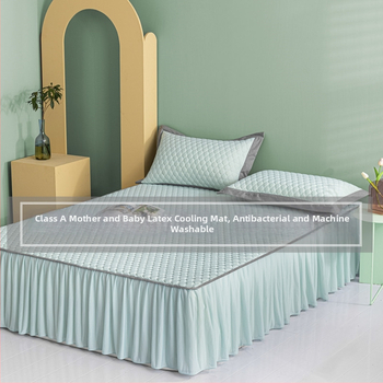 Matu komplekts – saliekams dizains, mūsdienīgs minimālisma stils; materiāls: viskozes šķiedra un ice silk; iekļauj ice silk mat