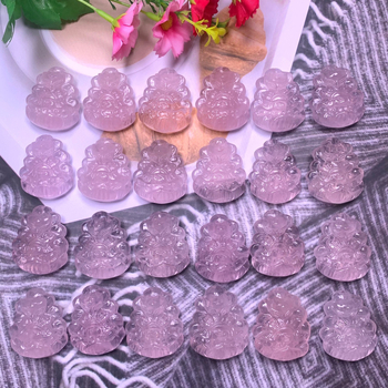 Viseći privjesak s lisicom, kristal, dvostrano graviranje, etno vintage stil