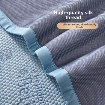 Ice Silk matu komplekts, saliekams Jacquard audums, mūsdienīgs minimālisms, ķīmiskā šķiedra