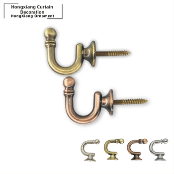Hongxiang sakausējuma aizkaru āķis, E tipa apaļas galvas, vienkāršs un moderns stils