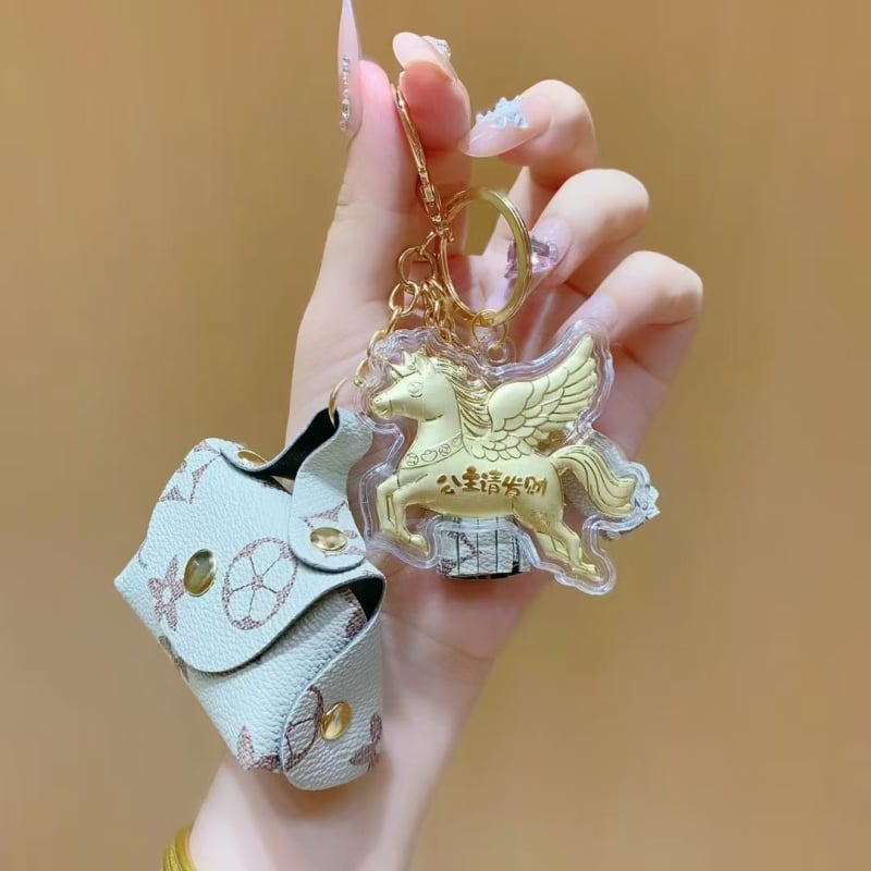 Κλειδοθήκη από δέρμα - 999 καθατό χρυσό, μοντέρνο απλό στυλ, έτοιμο δώρο (Δέρμα; 999 καθαρό χρυσό; Μοντέρνο απλό στυλ; Έτοιμο δώρο)