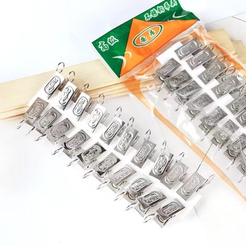 Užuolaidų klipsai – iš geležies, užuolaidų sagtis, modernus paprastas stilius