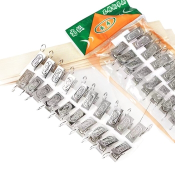 Užuolaidų klipsai – iš geležies, užuolaidų sagtis, modernus paprastas stilius