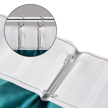 Metāla galvanizēts aizkaru āķis ar četriem zariem