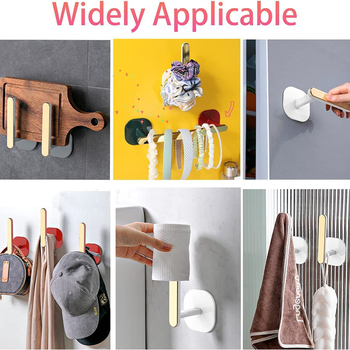 L formos užuolaidų kabliukai, 2 vnt., be gręžimo, medžiaga: plastikas, stilius: šiuolaikinis paprastumas