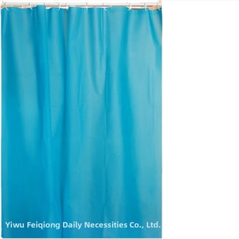 Dušas aizkars PEVA, vienkāršs mūsdienīgs stils, vienkrāsains raksts, ar āķi