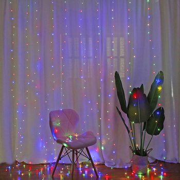 Függönylámpa rézdrótból, távirányítóval, 200 lm, 5V, IP65, fényerő-szabályozható — QG300 modell