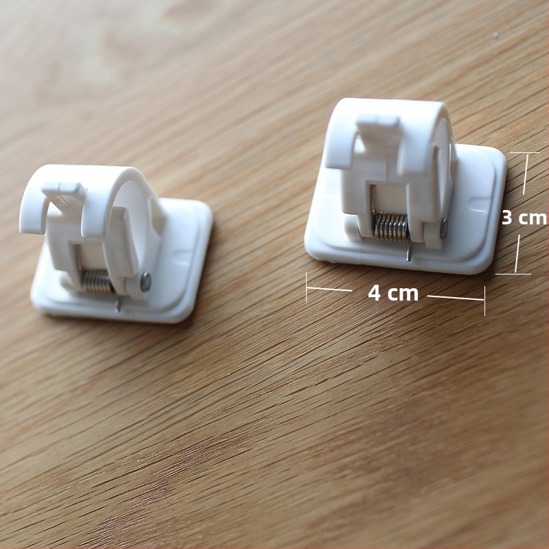 Aizkaru āķis ar līmējošu pamatu – plastmasas