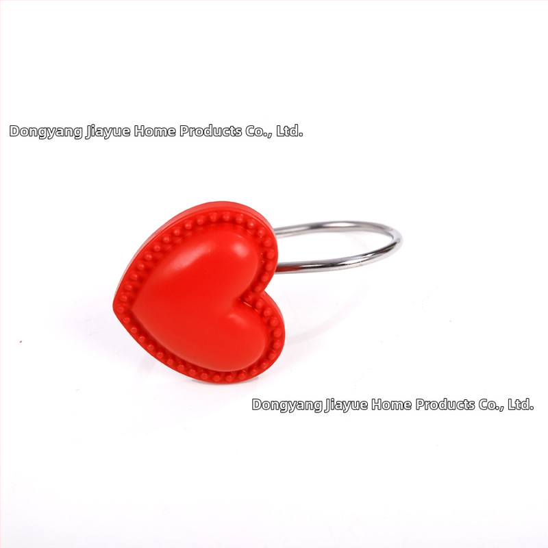 Sveķu sirdsformas aizkaru āķi, 12 gab., Jiayue