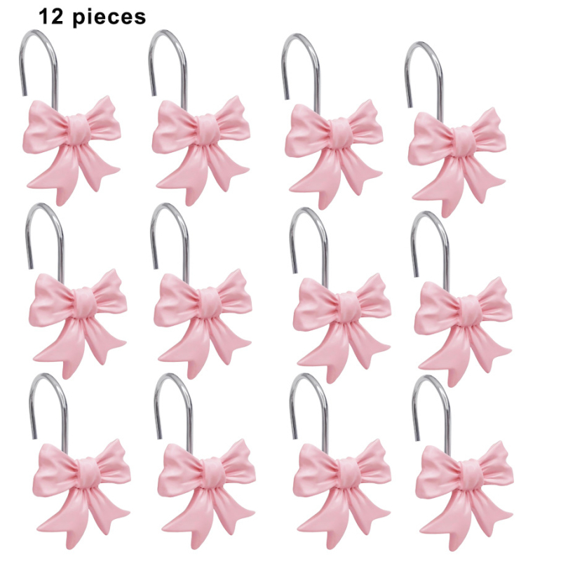 Пръстен за душ завеса с лък от смола и метал - декоративен, модерен стил - Бранд The Fate of the Villa