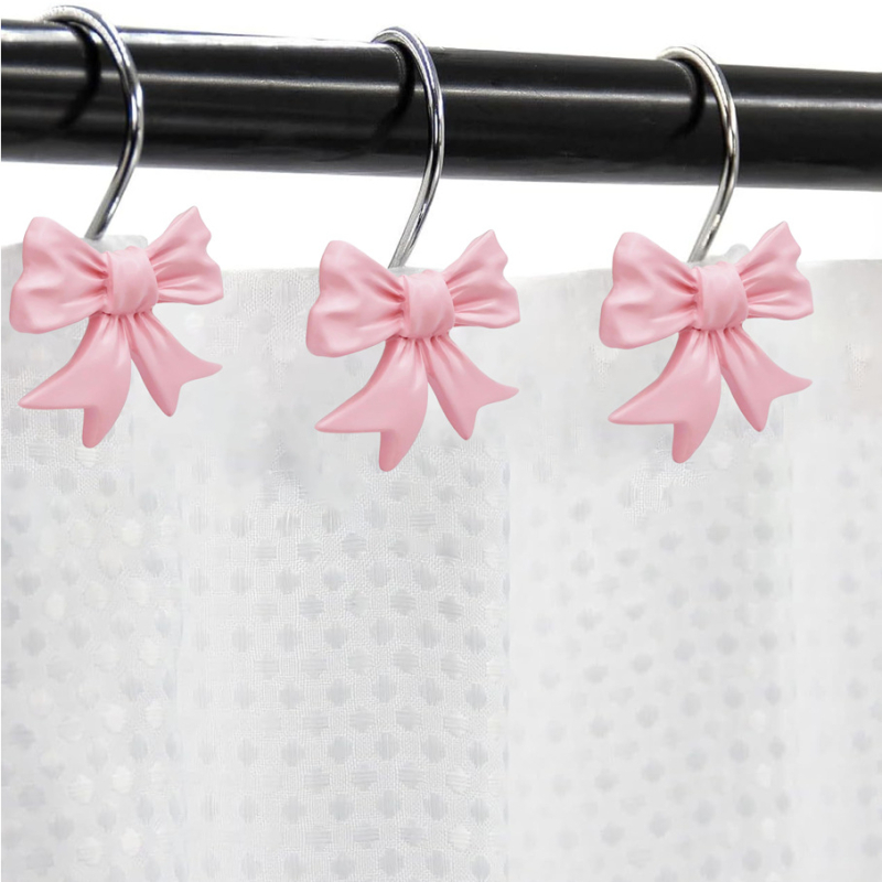 Пръстен за душ завеса с лък от смола и метал - декоративен, модерен стил - Бранд The Fate of the Villa