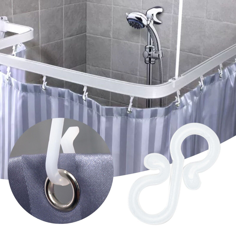 LED függönyfénylánc kampó – 100 darab, műanyag, egykaros, modern minimalist WT2301