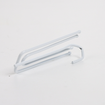 Huatong 804A aizkaru āķis, četrzobu āķis ar auduma lenti, pret rūsu, emajlēts pārklājums, mūsdienīgs dizains