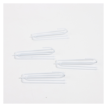 Huatong 804A aizkaru āķis, četrzobu āķis ar auduma lenti, pret rūsu, emajlēts pārklājums, mūsdienīgs dizains