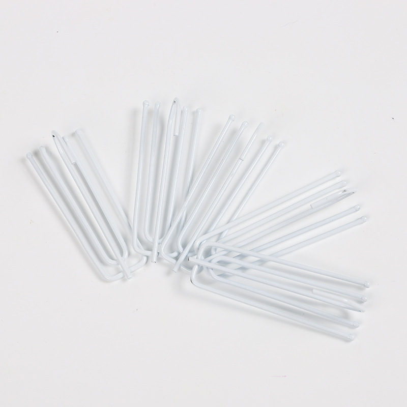 Huatong 804A aizkaru āķis, četrzobu āķis ar auduma lenti, pret rūsu, emajlēts pārklājums, mūsdienīgs dizains