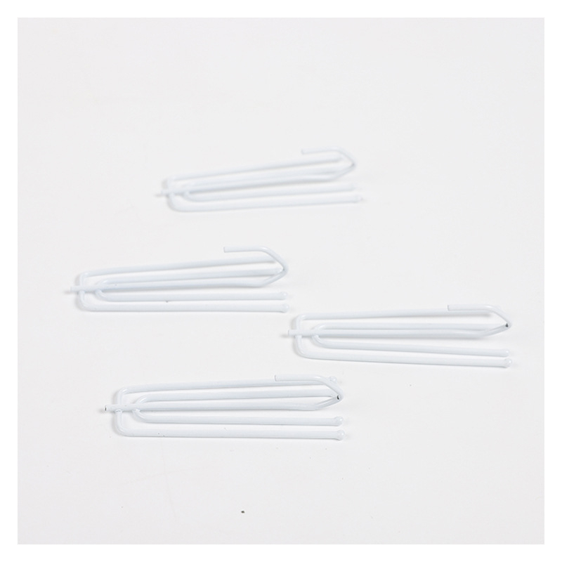 Huatong 804A aizkaru āķis, četrzobu āķis ar auduma lenti, pret rūsu, emajlēts pārklājums, mūsdienīgs dizains