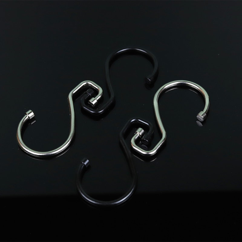 Zuhanyfüggönyhorg rozsdamentes acélból, egykaros, modern minimalist design, 5 kg teherbírás