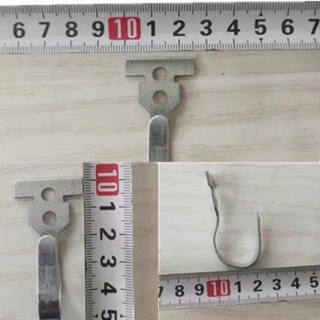 Ajtófüggönyhorgok – szénacél, egyrészes horog, modern minimalizmus, teherbírás 20–30 kg, 6 darab