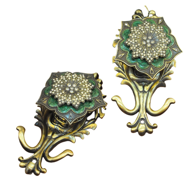 Alumīnija aizkaru āķis, peililuo — Eiropas stils dzīvojamā istabā