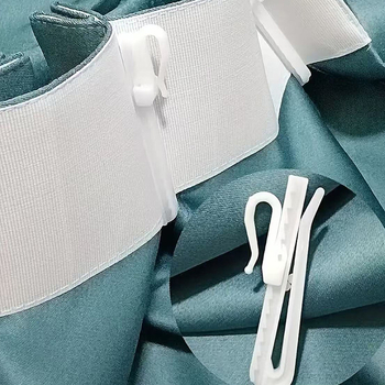 Accesorii pentru agățarea perdelelor: cârlig de ridicare reglabil, telescopic, din plastic, pentru perdele atârnate, stil modern minimalist