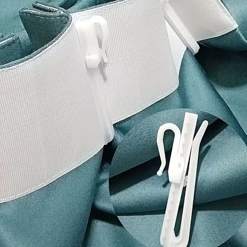 Accesorii pentru agățarea perdelelor: cârlig de ridicare reglabil, telescopic, din plastic, pentru perdele atârnate, stil modern minimalist