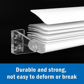 12 cârlige mici de poziționare pentru jaluzele — plastic, potrivire universală, procesare personalizabilă, etichetare cu marcă proprie disponibilă