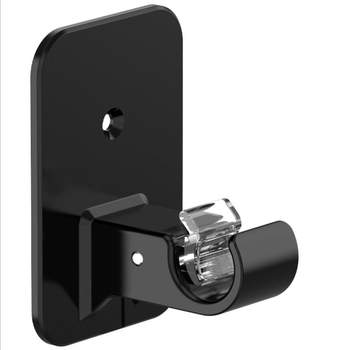 Magic art ABS Zuhanyfüggönyrúd klipsz ragasztó horoggal – hosszú bot alakú, egylábú, modern minimalista stílus, teherbírás 1–3 kg