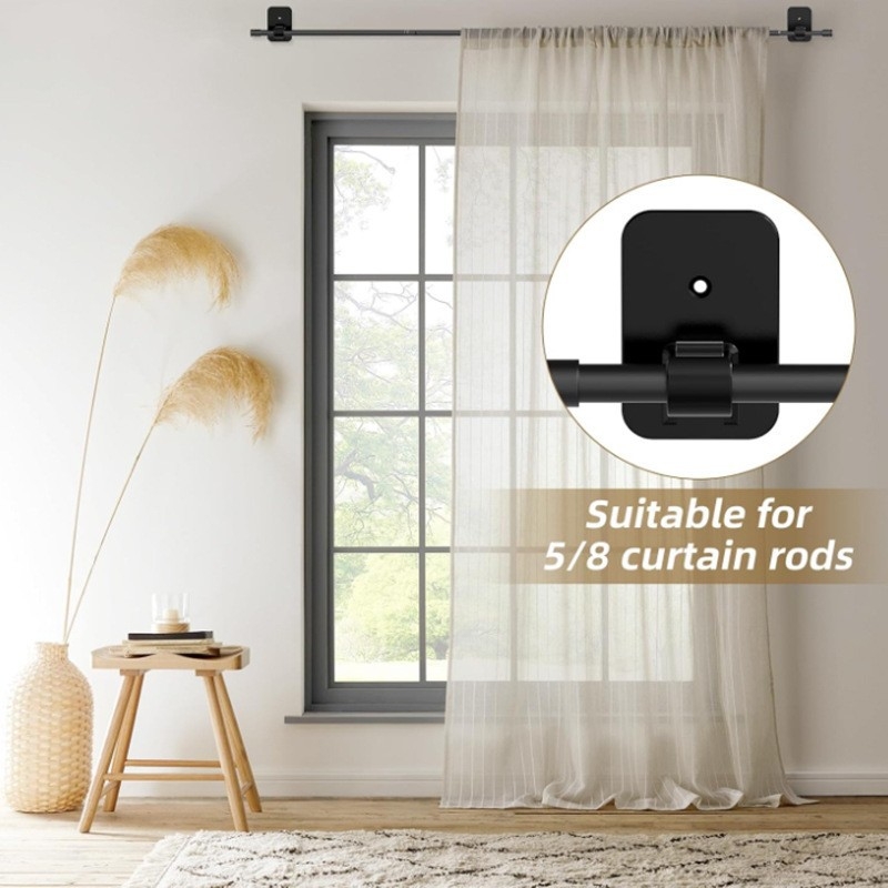 Magic art ABS Zuhanyfüggönyrúd klipsz ragasztó horoggal – hosszú bot alakú, egylábú, modern minimalista stílus, teherbírás 1–3 kg