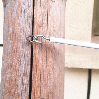 Accesorii pentru perdele: sfoară cu inel Sheep Eye și două cârlige în formă de semn de întrebare; plastic; compatibil universal cu perdele; personalizare și etichetă privată disponibile; design modern minimalist.