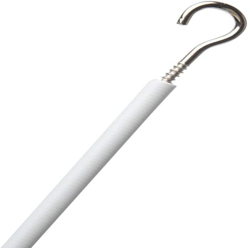 Accesorii pentru perdele: sfoară cu inel Sheep Eye și două cârlige în formă de semn de întrebare; plastic; compatibil universal cu perdele; personalizare și etichetă privată disponibile; design modern minimalist.