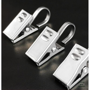 Sada klipov na závesy s háčikom, materiál: hodvábne kvety, štýl: univerzálny