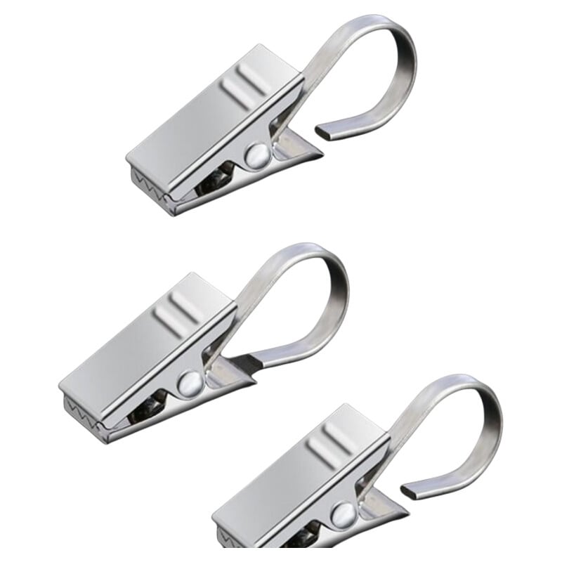 Sada klipov na závesy s háčikom, materiál: hodvábne kvety, štýl: univerzálny