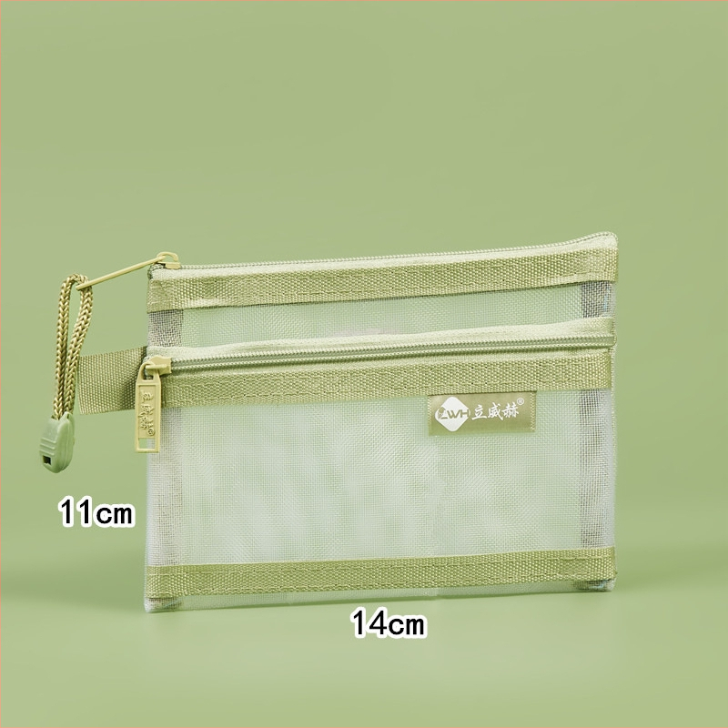 Liweihe EVA Divslāņu kartes un aksesuāru organizētājs ar rāvējslēdzēju