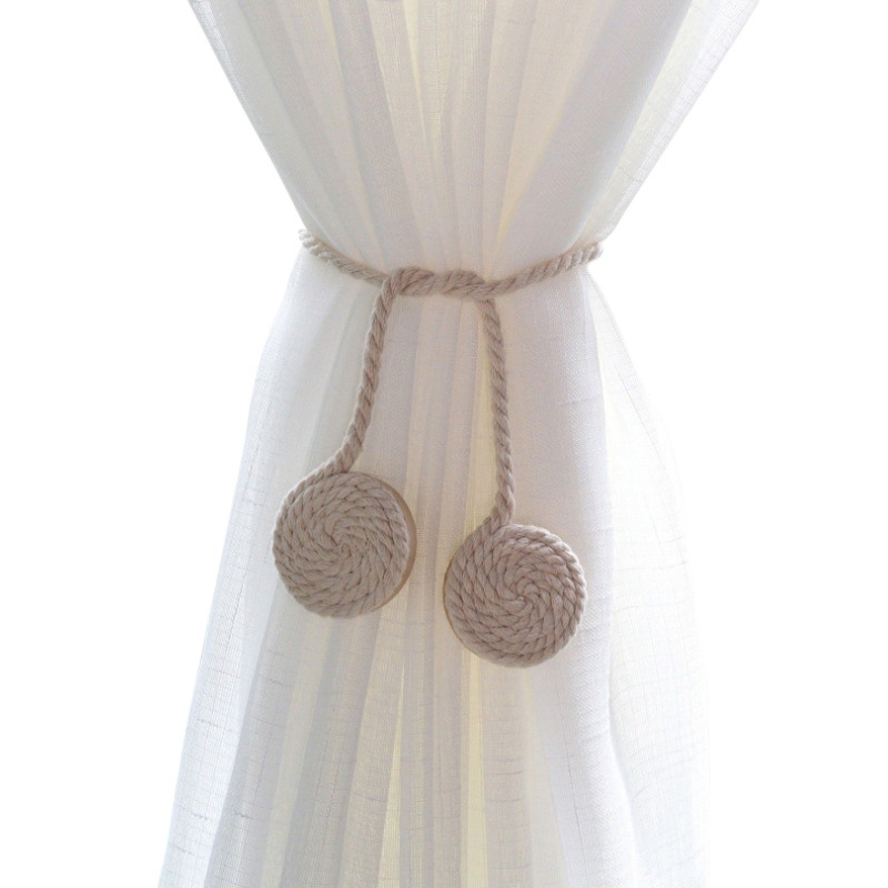 Cataramă metalică pentru perdea, cu benzi magnetice de legare și capse tip clips