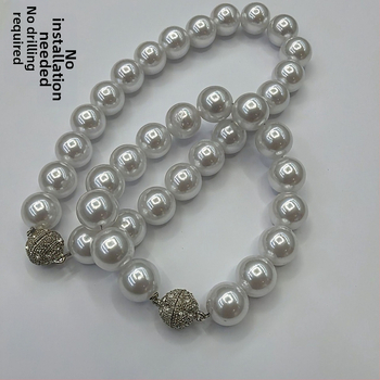 Fixări magnetice pentru perdele cu închidere magnetică, fără găuri, stil modern minimalist, material: magnet