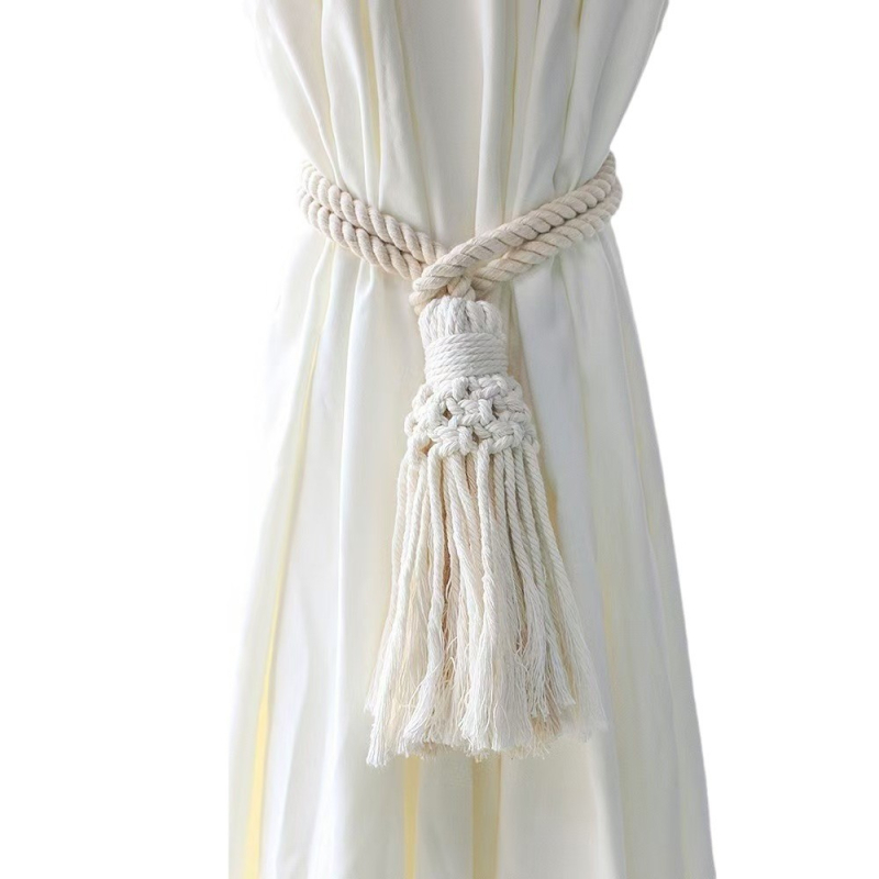 Remeni za zavjese Boho Nordic - poliester-pamuk materijal, prilagodljivi