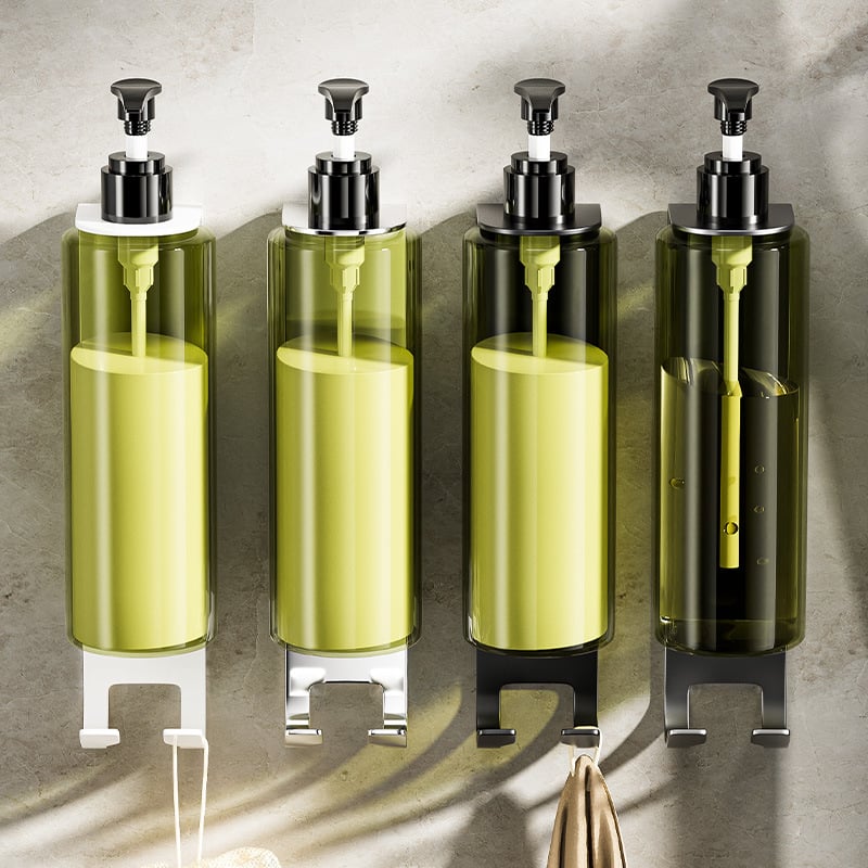 Sieninis muilo dozatoria laikiklis, nerūdijantis plienas, rankinis spaudimas, 435 g, poliruotas / dažyta / elektroplatuota paviršius