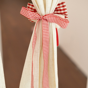 HEGALY Legături pentru perdele din material, Model carouri, Stil modern, Fără personalizare