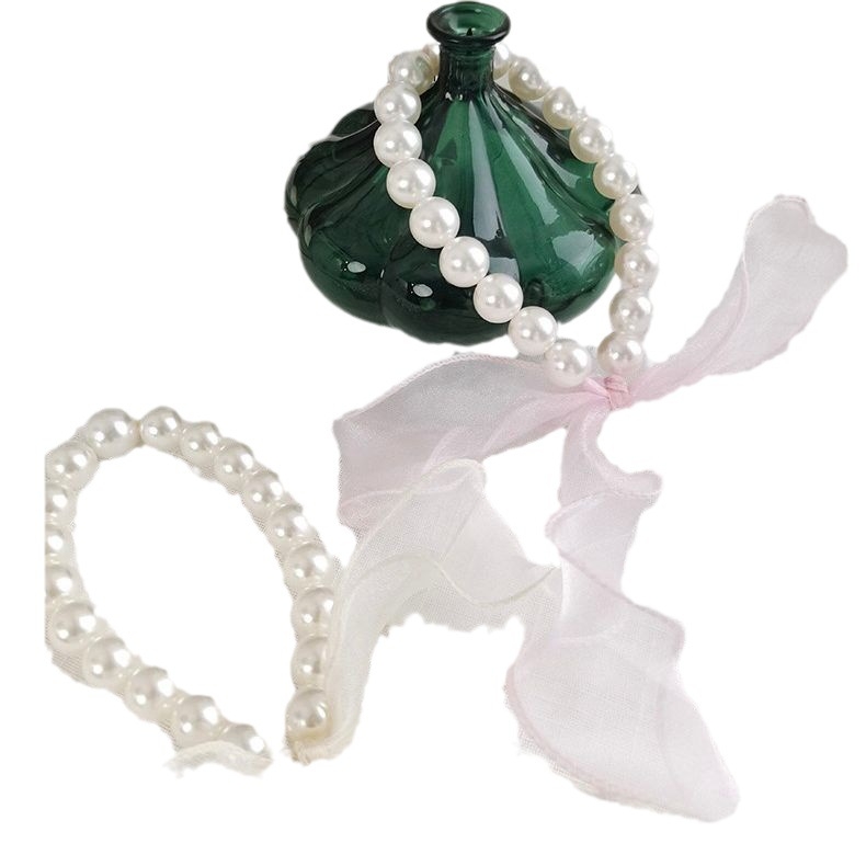 Curea pentru perdea din dantelă, cu funda și mărgele, stil simplu (Material: Dantelă; Categorie: Curea pentru perdea; Stil: Simplu; Personalizare: Nu; Etichetă privată: Nu)