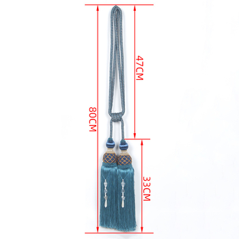 Závesová páska Know Dream Square — rayon, dvojité strapce, štýl Light Luxury, prispôsobiteľná súkromná značka