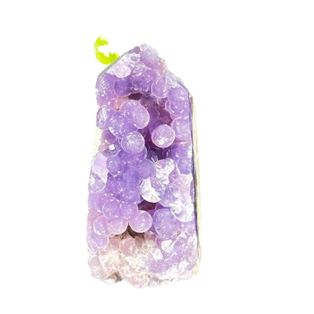 Grape Agate кристална колона, шестостенна призма, минерален образец