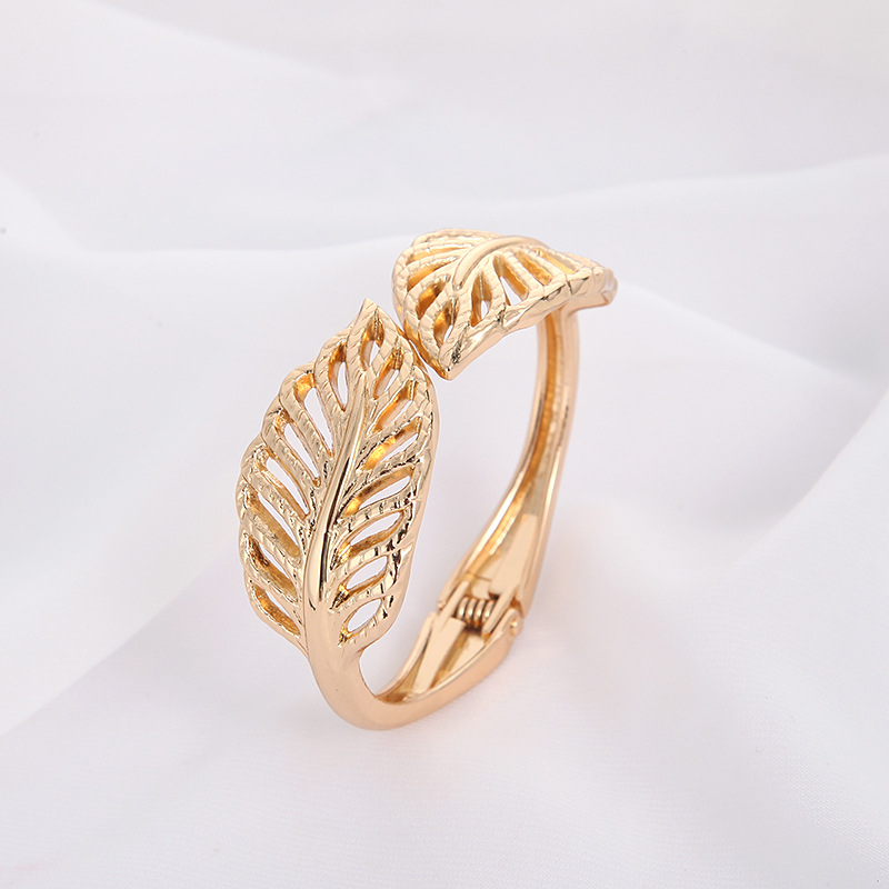 Traka za zavjese od legure, dizajn lišća s prorezom, svijetlo luksuzan stil, Fan Yutong, prilagodljivo