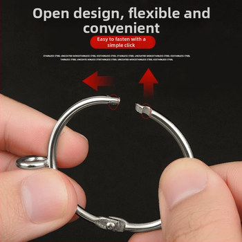 Nerūdijančio plieno užuolaidų žiedas su kabliu, dušo užuolaidų žiedas, užuolaidų priedai (Kategorija: Kita; Prekės ženklas: Kita; Medžiaga: Kita; Stilius: Kita)