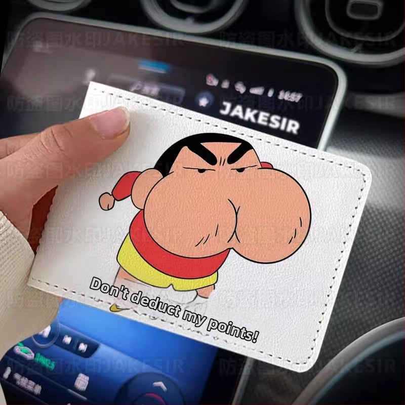 Калъф за шофьорска книжка – Crayon-Style персонализиран кожен калъф за автомобил, защитен калъф,унисекс; Материал: PU; Подплата: изкуствена кожа; Стил: унисекс