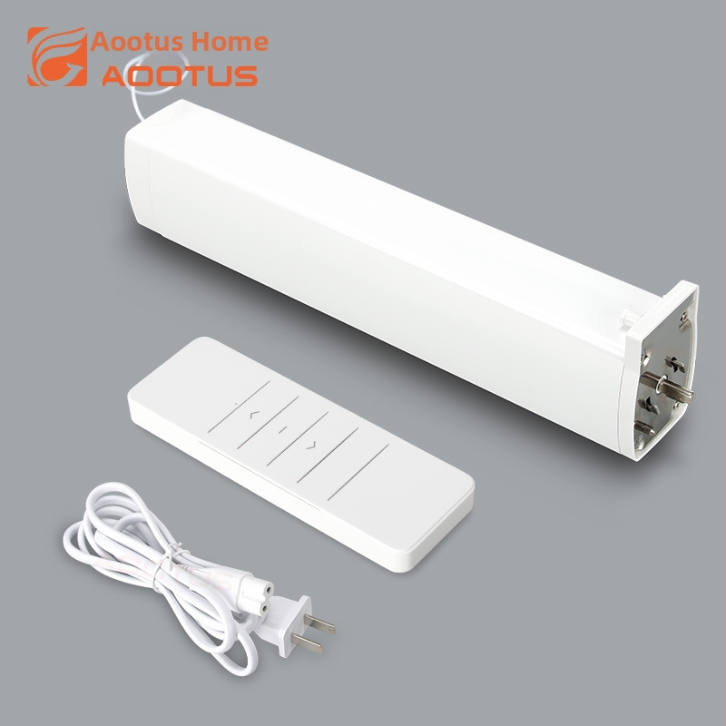 TA900 Elektriskā aizkaru sliede, alumīnija sakausējums, piemērota karājošiem aizkariem, Yuntes