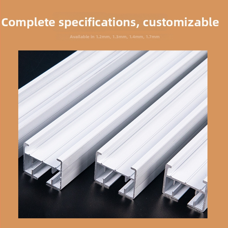 Elektriskā aizkaru sliede sistēma — klusā alumīnija sakausējuma sliede, zīmols Fugrin, mūsdienīgs minimālisms, licencēta privātā etiķete