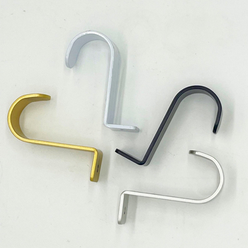 Függönyrúdtartó, Modell 25, Vas, Felső szerelés, Függönyökhöz, Modern Minimalista stílus