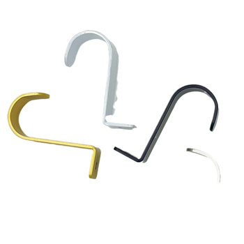 Függönyrúdtartó, Modell 25, Vas, Felső szerelés, Függönyökhöz, Modern Minimalista stílus